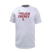 USC Trojans Youth Nike White Trojan Energy Bench T-Shirt